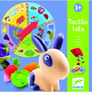 Gra edukacyjna, dotykowa, Lotto Farma  - Djeco