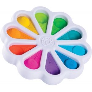 Kolorowe bąbelki z cyferkami Dimpl Digits, zabawka sensoryczna - Fat Brain Toys