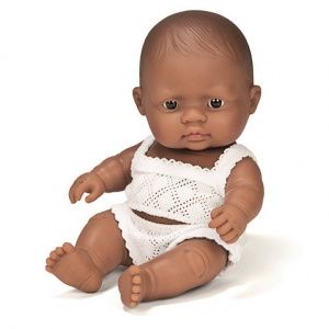 Pachnąca lalka, dziewczynka, Hiszpanka, 21 cm - Miniland