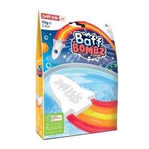 Rakieta do kąpieli zmieniająca kolor wody, Rainbow Baff Bombz - Zimpli Kids