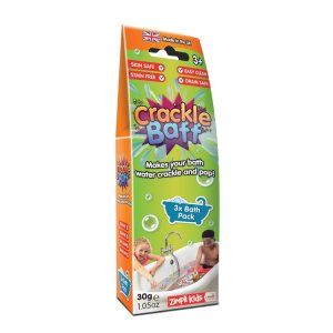 Strzelający proszek do kąpieli Crackle Baff Colours, 3 użycia, 3 kolory - Zimpli Kids