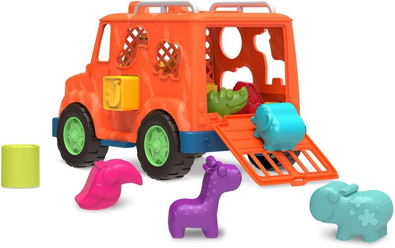sorter ciężarówka Safari z klockami zwierzątkami B.Toys