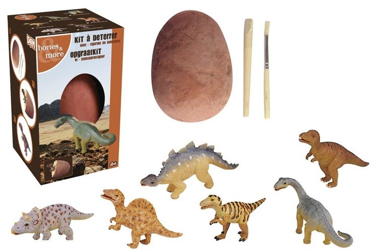 wykopalisko z jajka duża figurka dinozaura Bones and More