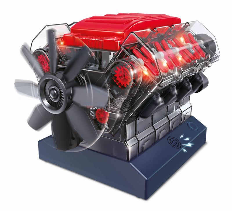 model silnika V8 do samodzielnego montażu Buki