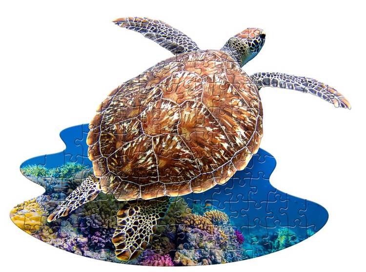 puzzle konturowe żółw morski Madd Capp