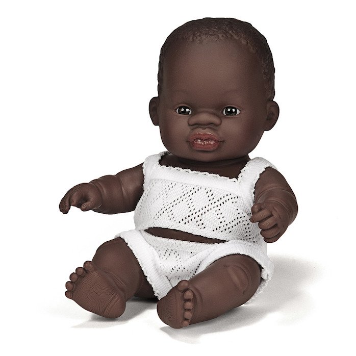 baby lalka chłopiec Afrykańczyk Miniland