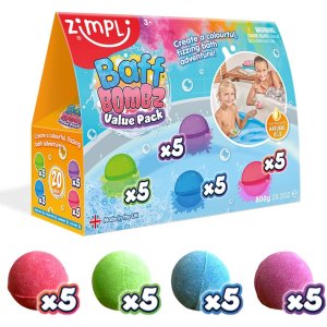 20 musujących kul do kąpieli - Zimpli Kids
