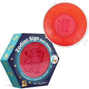 Duża kula do kąpieli, 250 g, znak zodiaku, lew - Zimpli