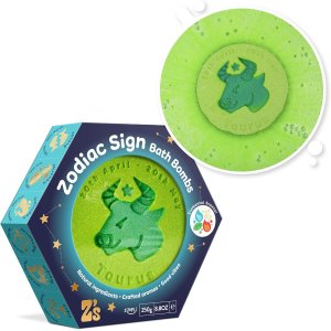 Duża kula do kąpieli, 250 g, znak zodiaku, byk - Zimpli