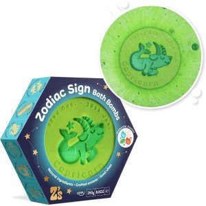 Duża kula do kąpieli, 250 g, znak zodiaku, koziorożec - Zimpli