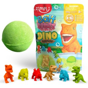 Duża kula do kąpieli z niespodzianką, Dinozaury - Zimpli Kids