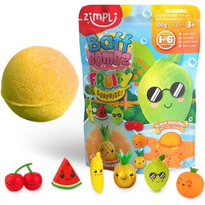 Duża kula do kąpieli z niespodzianką, owoce - Zimpli Kids