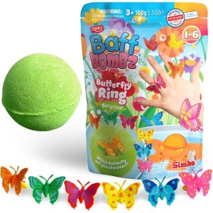 Duża kula do kąpieli z niespodzianką, motyle - Zimpli Kids