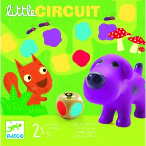 Gra planszowa dla najmłodszych, Little Circuit, zwierzęta - Djeco,