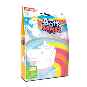 Jednorożec do kąpieli zmieniający kolor wody, Rainbow Baff Bombz - Zimpli Kids