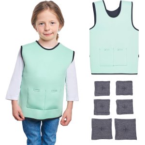 Kamizelka obciążeniowa, regulowana, dla dzieci z autyzmem, ADHD, r. M