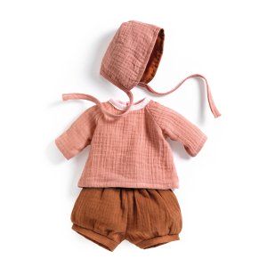 Komplet ubrań 3-częściowy, 32 cm, dla lalki Pomea - Djeco