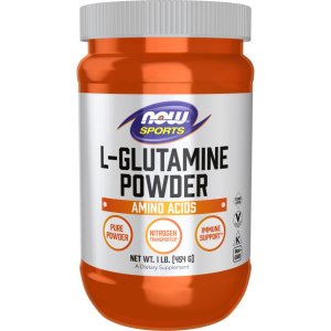 L-glutamina, proszek, 454 g