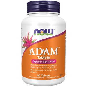 Multiwitamina dla mężczyzn, Adam, 60 tabletek - Now Foods