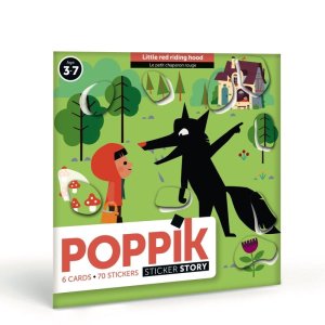 Naklejki, Bajkowe Opowieści, Czerwony Kapturek - Poppik