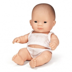 Pachnąca lalka, chłopiec, Azjata, 21 cm - Miniland,