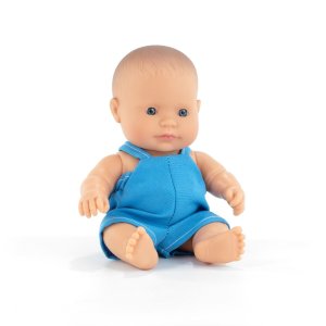 Pachnąca lalka, chłopiec, Europejczyk, 21 cm - Miniland