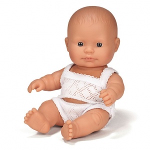 Pachnąca lalka, dziewczynka, Europejka, 21 cm - Miniland,