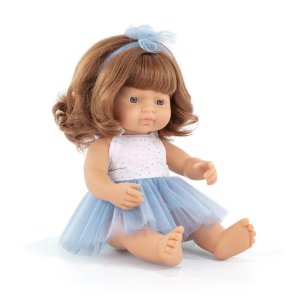 Pachnąca lalka, dziewczynka, Europejka, rude włosy, 38 cm - Miniland