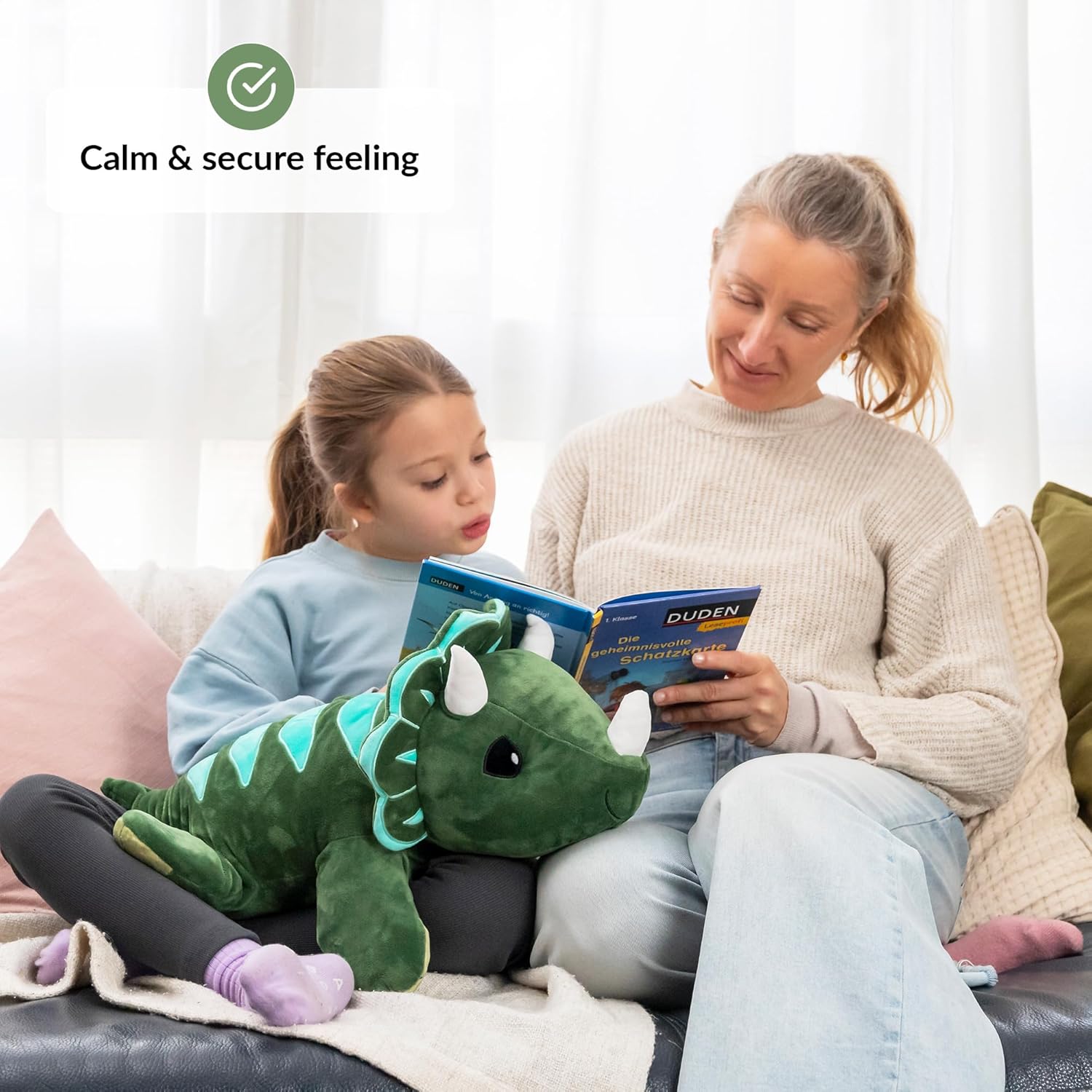 Pluszak obciążeniowy przyda się w czasie wykonywania różnych czynności wymagających skupienia, np. czytanie, odrabianie lekcji, oglądanie TV.