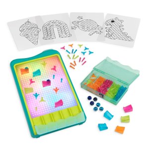 Podświetlany tor kulkowy i świetlna tablica artystyczna 2w1, 180 el. - B.toys