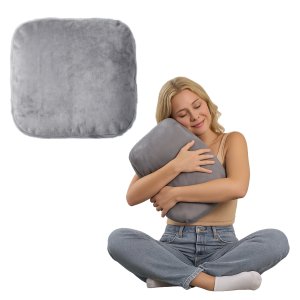 Poduszka obciążeniowa, przytulanka uspokajająca, na lęki 2,7 kg, szara