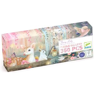 Puzzle panoramiczne, Jezioro wróżek, 350 elementów - Djeco