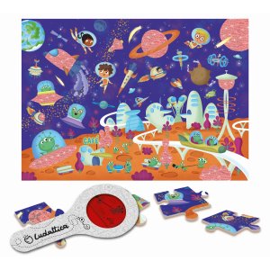 Puzzle z tajemnicą, Secret puzzle, Kosmos - Ludattica