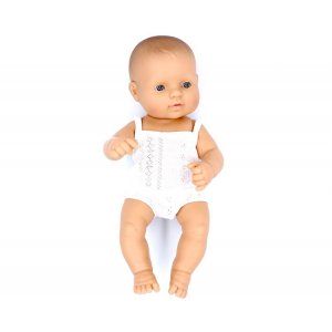 Pachnąca lalka, chłopiec, Europejczyk, 32 cm - Miniland,