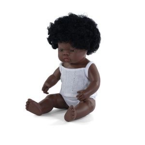 Pachnąca lalka, dziewczynka, Afrykanka, 38 cm - Miniland