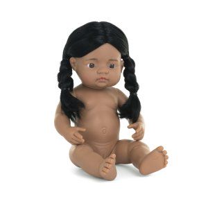 Pachnąca lalka, dziewczynka, Rdzenna Amerykanka, 38 cm - Miniland