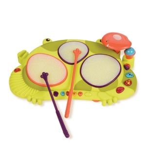 Perkusja żaba do tworzenia i słuchania muzyki - B.toys