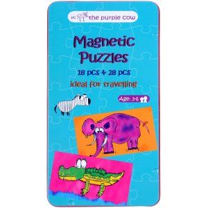 Puzzle - gra magnetyczna - The Purple Cow