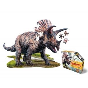 Puzzle konturowe, 100 el., Triceratops - Madd Capp,