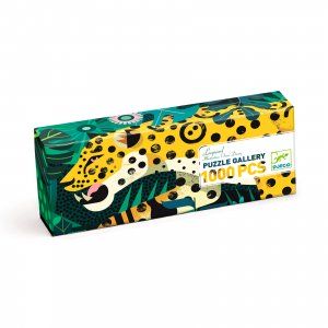 Puzzle panoramiczne, Leopard, 1000 elem. - Djeco