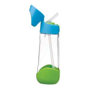 Tritanowa butelka ze słomką, 600 ml, ocean breeze - B.box
