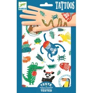 Tatuaże zwierzaczki, zwierzątka - Djeco,