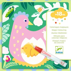 Wodne kolorowanki, mamy i dzieci - Djeco