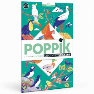 Wyklejanka edukacyjna, Ptaki - Poppik