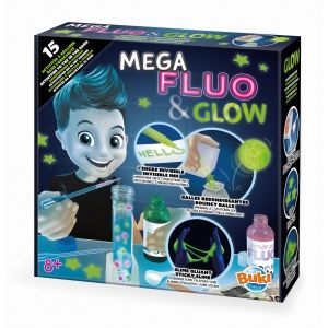 Zestaw Mega, Fluo&Glow, eksperymenty - Buki
