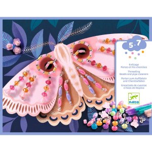 Zestaw artystyczny, nawlekanie, Zwierzęta nocą - Djeco