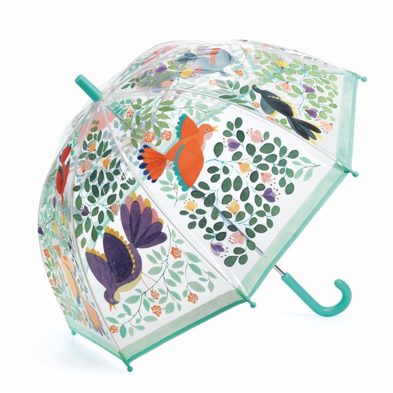 parasol dla dziecka ptaki i kwiaty Djeco