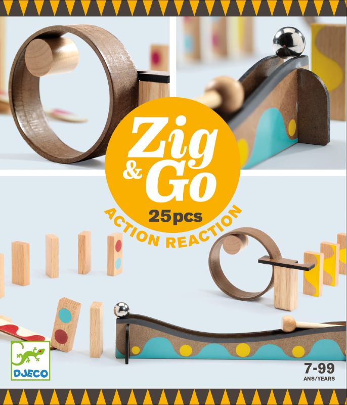 tor kulkowy zestaw konstrukcyjny dla dzieci Djeco Zig&Go